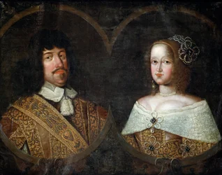 Federico III de Dinamarca (1609 – 70) y Sofía Amalia de Braunschweig-Lyneburg (1628 – 85)